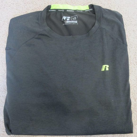🔴🔴🔴SOLD🔴🔴🔴Russell Men's Dri-Power 360 Training Fit Shirt Size Large GUC - Picture 2 of 4